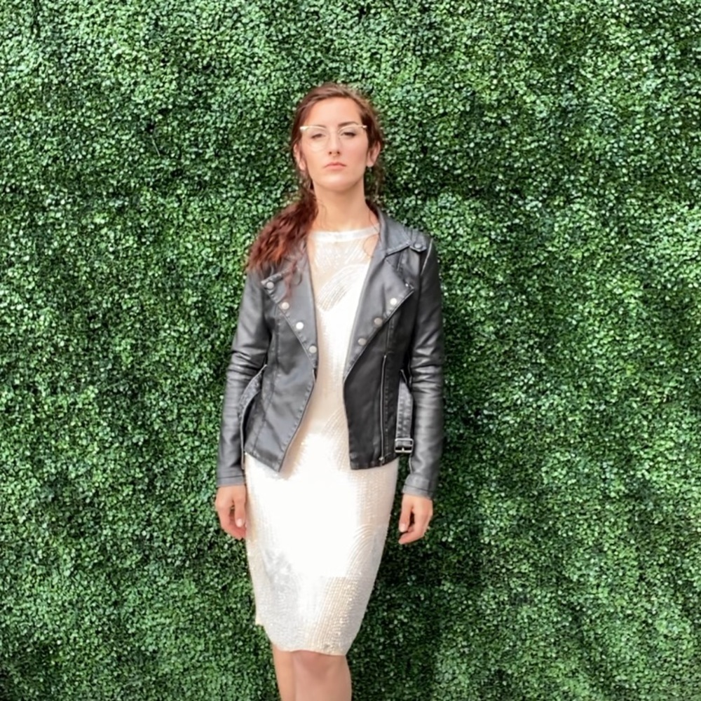 SOLD — Metallic Moto Bomber